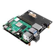 GeeekPi SATA Storage for Raspberry Pi 4, 2.5 inch SATA HDD/SSD Expansion Board X825 V2.0 USB3.0 Shie