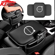 Volvo Car Armrest Box Pad Leather Arm Rest Protection Cushion Cover For Volvo 240 XC40 XC60 XC90 S40