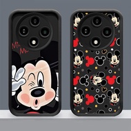 N-6 Mickey Soft Casing for Xiaomi Redmi A3 poco C61 C75 14C X3 A3X X7 Pro 5G