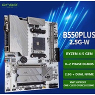 Onda B550PLUS-2.5GB/W desktop computer motherboard AM4 interface supports 3-5 generations of dual-channel ddr4