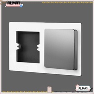 ALMA Switch Socket Panel, Plastic Universal Wall Panels, Switch Cover Switch Socket Frame Electrical