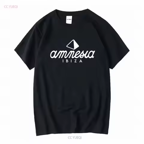 Amnesia Club Ibiza T Shirt Party Rave Dance Top Summer Spain Raver Carl Cox vintage Washed Top For E