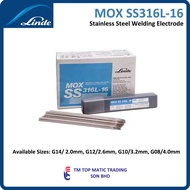 (2kg) Linde Mox SS316L-16 Stainless Steel Electrode 316 MMA Welding 2.0mm 2.6mm 3.2mm 4.0mm - TM Top