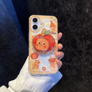 realme 11x 5g casing casing realme 12x 5g casing realme c15 Toast Starman Magnetic Rotating Bracket 