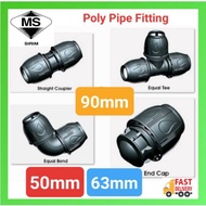 Poly Pipe Fitting(50mm,63mm,90mm)~SIRIM~