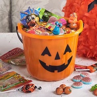 KDT Halloween Treat Bags & Buckets Halloween Big Pumpkin Basket Candy Holder for Halloween
