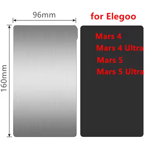 ENERGETIC Resin 3D Printer Flexible Spring Steel Build Plate 160x96mm for Elegoo Mars 4,Mars 4 Ultra