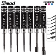9IMOD RC Hex Driver Set 7pcs 1.5 2.0 2.5mm Hex Allen Screwdriver RC Repair Tools Kit 7 in 1 Metal Nu
