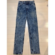 【MADE IN USA】90s VINTAGE Levi's 505 CHEMICAL WASH DENIM ORANGE TAB W30