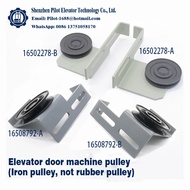 Toshiba Elevator Door Machine Belt Roller Device 16508792-A&B 16502278-A&B (Iron Roller) Machine Rol