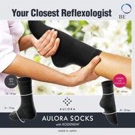 Ready Stock Aulora Socks Black/Beige 100% Authentic