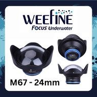 Weefine WFL01 Underwater Ultra Wide Angle Conversion Lens 145 degrees M67 - 24mm - Compatible camera