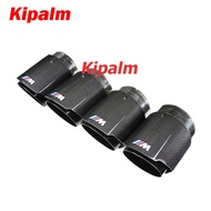 Gloss Black M Performance Carbon Fiber Exhaust Muffler Tips Exhaust Tailpipe for BMW M3 M4 F20