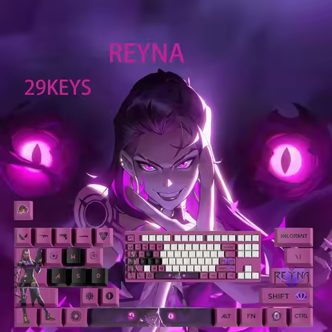Valorant keycaps 29 keys Phoenix Clove Fade Neon Gekko Sage Raze OEM Profile Mini Set PBT Dye Sublim