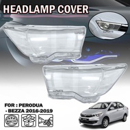 Perodua Bezza 2016-2019 Headlamp Cover Headlight Cover Headlamp Lens Penutup Lampu Depan Head Lamp C