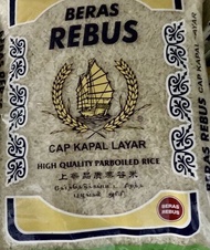 Par Boiled Rice (10kg)/Beras Rebus Cap Kapal Layar