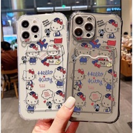 Soft Case ATM ID Card Baby Kitty Pattern for Vivo Y28 V40 V30 Lite Y300 Y28s T3 Lite iQOO Z9 Lite Y3