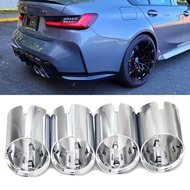 Exhaust Trim For BMW M2 M3 M4 G80 G82 G83 G87 Exhaust Cover Tailpipe Direct Plug Cover Stainless Ste