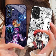 demon slayer Akaza 01 Glass Phone Case For Samsung Galaxy S25 S24 Ultra S23 Fe S22 Plus S21 S20 S10 