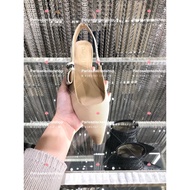 Dior Women's Classic Nude Cloth Flat & Kitten Heel Slingback Shoes