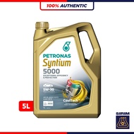 PETRONAS SYNTIUM 5000 5W30 SP C2 C3 Fully Synthetic Engine Oil (5L) MB229.52 MB229.51 SIRIM