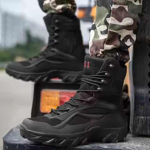 Magnum Large Size High Top Tactical Boots Breathable Military Combat Boots for Outdoor Hiking Durabl