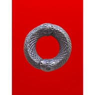 Special Wealthy Snake Eat Snake Amulet 富裕 蛇吃蛇 (永远吃不完) 佛牌 龙婆温 LP Unn Wat Tangkong BE 2548