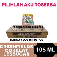 Susu Greenfields CHOCO LESS SUGAR MINI 105 ml - ( HARGA 1 DUS )