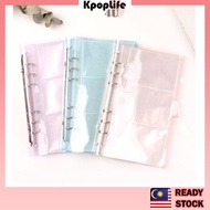 KPOP PHOTOCARD 3 POCKETS 2R GLITTER BINDER SLEEVE [HIGH QUALITY] Postcard Photo Card Binder