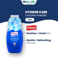 Agnesia Hygiene Care Cooling Powder 100g - Antibacterial Bedak Talcum Powder for Soothing Refreshing
