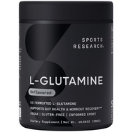 Sports Research L-Glutamine - Workout Recovery, Immune Health & Gut Health Support - 5 G Per Serving