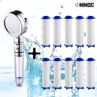 NINOC smart shower head shower filter rust removal (shower head + 11 filters)