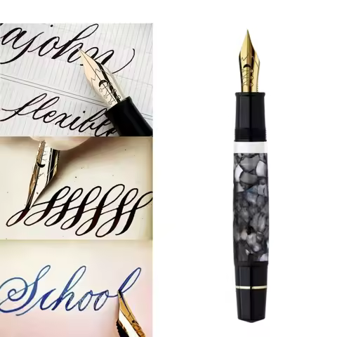 Unique Design Flex Nib 0.4-2.0mm MaJohn P139 P138 P136 Series Fountain Pens Luxury Writing Business 
