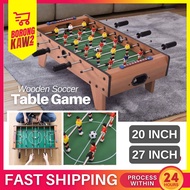 Wooden Soccer Table Game Foosball Tabletop Football Indoor Game Kids Family Toy Permainan Bola Sepak