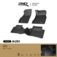 3D Mats พรมปูพื้นรถยนต์ AUDI Q5 2018 - 2025 พรมกันลื่น พรมกันนํ้า พรมรถยนต์