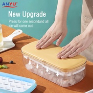 Silicone Ice Maker/Ice Cube Mold/Ice Storage Box with Lid/Ice Mold Box/Free Ice Shovel/|Ice Storage 