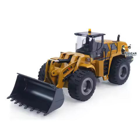 US Sale 1/14 HUINA Toys 2.4G Radio Loader 1583 Electric Lifting System Lights Sound RC Construction