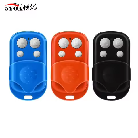 5YOA Push Button Remote Control Transmitter ABCD Lock Unlock 4Button 433MHz Universal 4 Buttons Gara