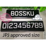 ◙❣✻Nombor Plate Kereta Standard JPJ Lulus Nombor 0-9 / JPJ Standard