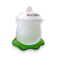 [ Hàng bao đẹp ] Chung nước có nắp hoa sen lưu ly để bàn thờ cúng Phật Bồ Tát Thần Tài Thổ Địa I Đức