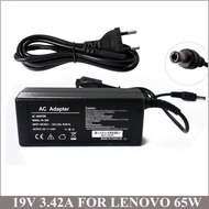 อะแดปเตอร์ไฟ AC 19V 3.42A 65W แบบพกพาสำหรับ Lenovo IBM IdeaPad Y200 Y330 Y350 Y400 Y410 Y430 U450 80