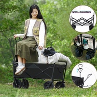 Foldable Wagon Outdoor Trolley Wagon Camping Trolley foldable Cart Tool truck portable shopping trol