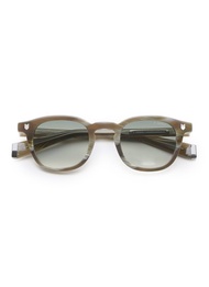 A. SOCIETY CAMILLE ACETATE ROUND SUNGLASSES