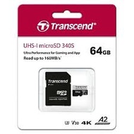 Transcend 64GB 340S microSD Card with Adapter 記憶卡 SD卡