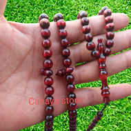 Tasbih akar bahar merah asli 8mm tasbih akar bahar Original tasbih tali arus original