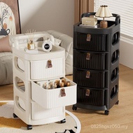 Snack Toy Household Floor Storage Drawer Type Makeup Multi-Layer Mobile Trolley Widened Storage Rack
