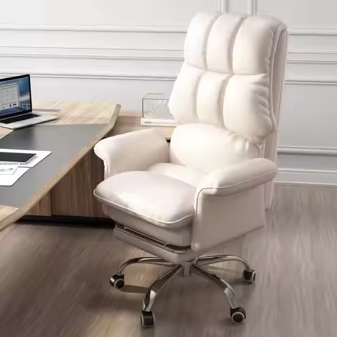 Home Computer Chair Office Chair Gaming Chair Backrest Lifting Swivel Chair Comfortable Long Sitting