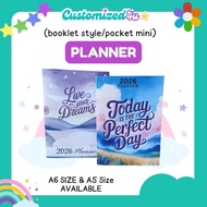 2026 Pocket Planner Booklet | Calendar | Mini Planner