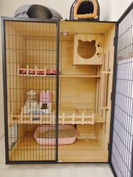 💎💎貓別墅實木貓籠子超大自由空間💎💎