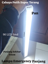 Lampu Led Emergency Panjang - Lampu Emergency Darurat - Lampu Cas Charger Rechageable 10 Hours